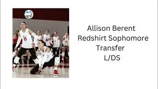 Allison Berent L/DS  - Redshirt Sophomore (Alabama)  Transfer film