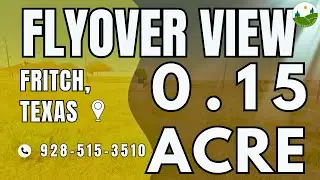 Fly Over - 0.15  acre land for sale in Fritch, Texas [11704]