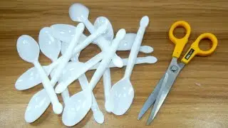 Plastic spoon reuse idea | DIY Plastic spoon craft idea  best out of waste | DIY arts and crafts