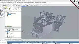 Analiza modelu 3D dla ścieżek narzędzi 2&frac12; osi w RhinoCAM, VisialCADCAM