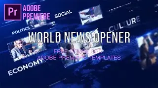 WORLD NEWS OPENER - ADOBE PREMIERE PRO TEMPLATES FREE DOWNLOAD