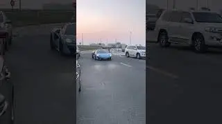 Mclaren 570S French Racing Blue spotted in Dubai roads #mclaren #supercar #sportscar #car #shorts #b
