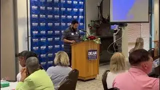 Alex LeBlanc Speaks Out for Democracy at Monica Dean&rsquo;s Launch Rally