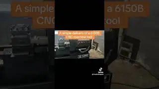 A simple delivery of a 6150B CNC machine tool