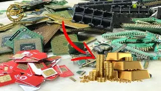 Извлечение золота из электроники | Как добывать золото из электроники | Извлечение золота