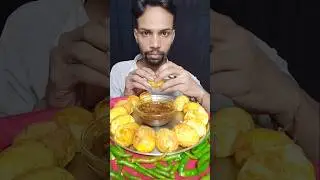 Eating show spicy egg masala with egg curry challenge food