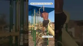 Here&rsquo;s a park workout you can do when you&rsquo;re out with the family. Find time to be active 🙌🏾
