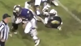 Florida commit breaks tackles for touchdown