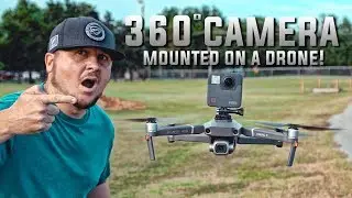 360 Camera MOUNTED ON A DRONE! / AWESOME!