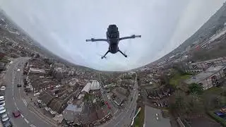 Direction Locked! New DJi Drone 360 Panoramic Ultra Wide Footage over England.