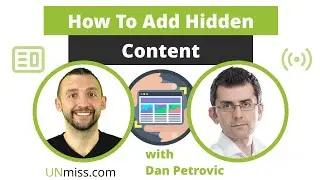 How To Add Hidden Content with Dan Petrovic