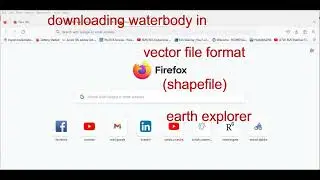 How to download Water body vector data from satellite image