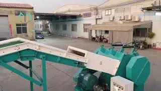 TLG1283 Long plastic sheet material conveyor belt with recycling system