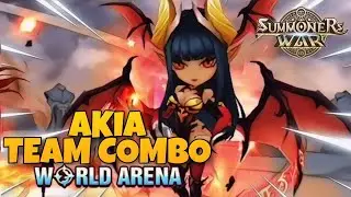 Akia Team Combo in World Arena Ep. 2 - Summoners War
