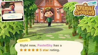 Zen Garden, 5 Star Rating & Golden Watering Can In Animal Crossing New Horizons!