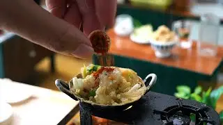 Tiny Thai Feast | Miniature Cooking Pad Thai with Fresh Shrimp | Micro Culinary Delight!