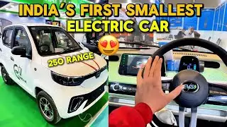 India&rsquo;s First Smallest Electric Car 😍 Range 250🔥 23rd Ev Expo Delhi December 2025 Bharat Mandapam 🔥 