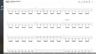 Bruno Mars - Locked Out Of Heaven (BASS TAB PLAY ALONG)