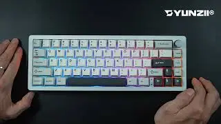 YUNZII AL66: How to adjust the keyboard backlight mode?
