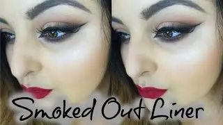 Soft Smoked Out liner | MAC Full coverage  | Oval 6 brush