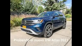 POV arriba del nuevo Volkswagen Atlas 2021 VR6 3.6 4Motion - Alemán al estilo norteamericano