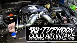 K&N Typhoon Cold Air Intake for 2024 Mustang
