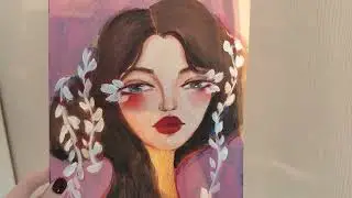 My creative routine art vlog, painting | Творческий влог, процесс создания картины и спокойные дни