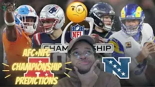 Can Stidham Do The Impossible, Will Seahawks Contain Stafford | Championship Round Predictions