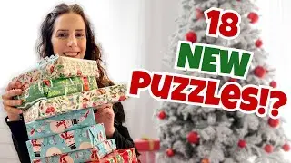 Моя САМАЯ БОЛЬШАЯ рождественская покупка подарков: 18 пазлов! 🧩