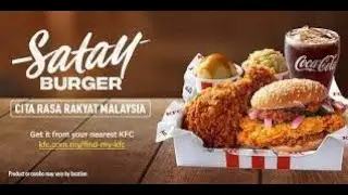 Food Review; KFC Burger Satay