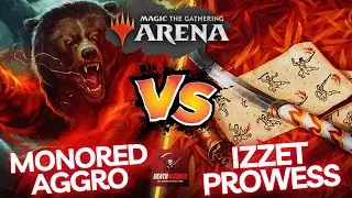 MTG TDM Standard Mono Red Aggro vs Izzet Prowess (Which is Faster) - Arena Gameplay