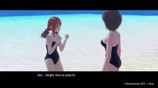 Blue Reflection - Visiting Tropical Island with Ako