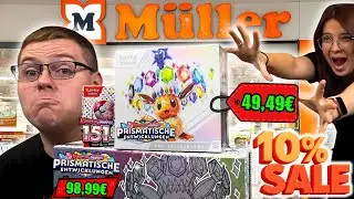 Verpass NICHT dieses krasse Pok&eacute;mon Karten Angebot bei M&uuml;ller!😱 Prismatische Entwicklungen Restock! 