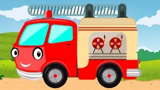 Fire Truck | Car Garage | Videos for Kids | Emergency Vehicle