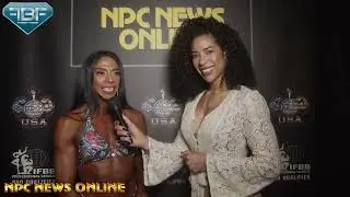 2022 NPC North American Championships Figure Masters Over 40 Overall Winner Adriana Galarza