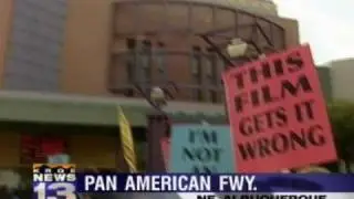 Blindness movie draws protestors