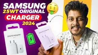 Samsung 25w gan charger unboxing 2024 | samsung 25w adapter original vs fake 🥺