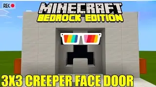 Minecraft Creeper Face Door 😧 @DC_RAJAN_1M   #minecraft