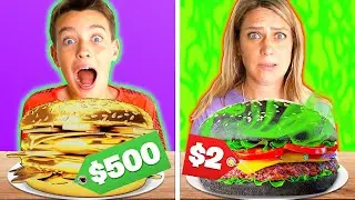 COMIDA CARA vs BARATA - FOOD CHALLENGE