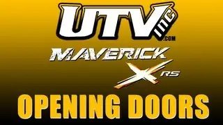 UTV Inc Can Am Maverick Opening Doors