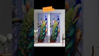 New Pecock Design Curtain Collection Ring Road Surat Textile Market🛍