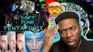Pentatonix Daft Punk-First Time Reaction! (UNREALLL!!)