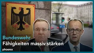 Pressestatement mit Bundeskanzler Merz (CDU) und Verteidigungsminister Pistorius (SPD) | 27.08.2025