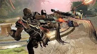 GOD OF WAR ALFHEIM 4 MINUTES GAMEPLAY - NIGHTMARES & DARK ELVES - GMGOW & NO DAMAGE
