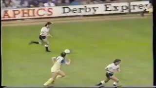 1986-87 Derby County 2 Leeds Utd 1 + promotion celebrations 02/05/1987