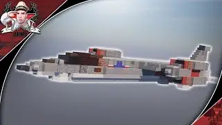 Minecraft: Cold War Bell D-188A | VTOL Fighter Tutorial (Landed + In-Flight Version)