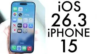 iOS 26.3 на iPhone 15! (Обзор)
