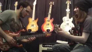 Musikmesse    Frankfurt 2012 Tom Quayle and Jack Gardiner jamming