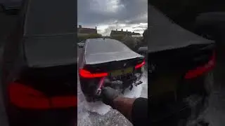 Увлекательное ополаскивание модифицированного BMW 540i пеной 💦🔥 | Чистое ASMR
