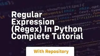 Regular expression regex in python complete tutorial